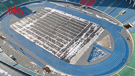 Rubber Running Track