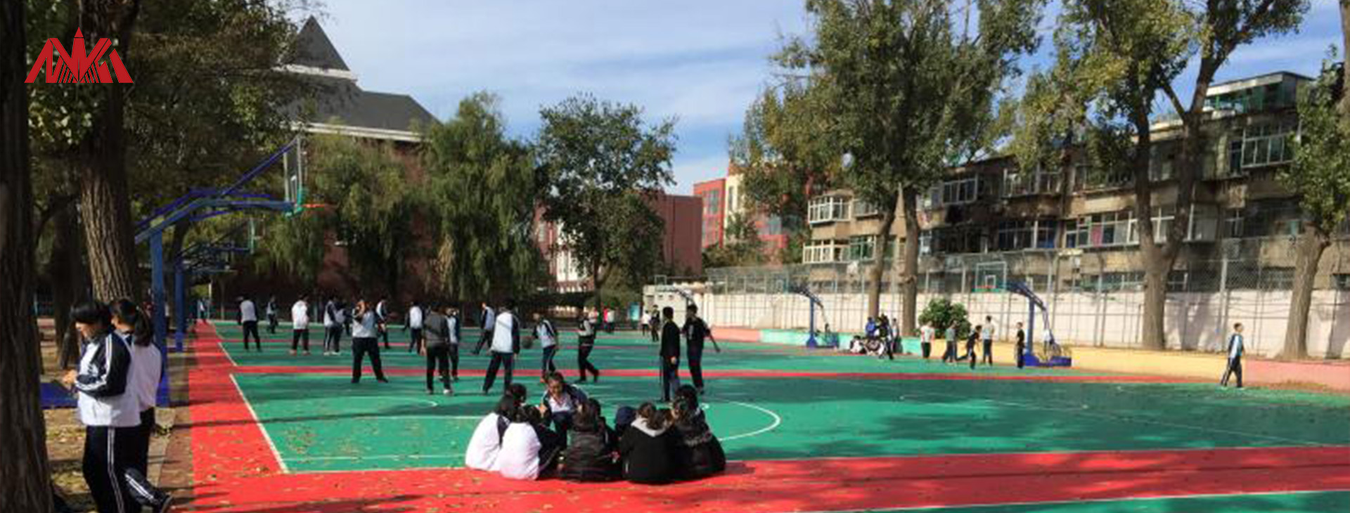 lapangan basket portabel