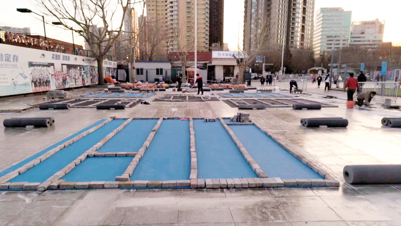 pemasangan-lantai-getah-bola keranjang