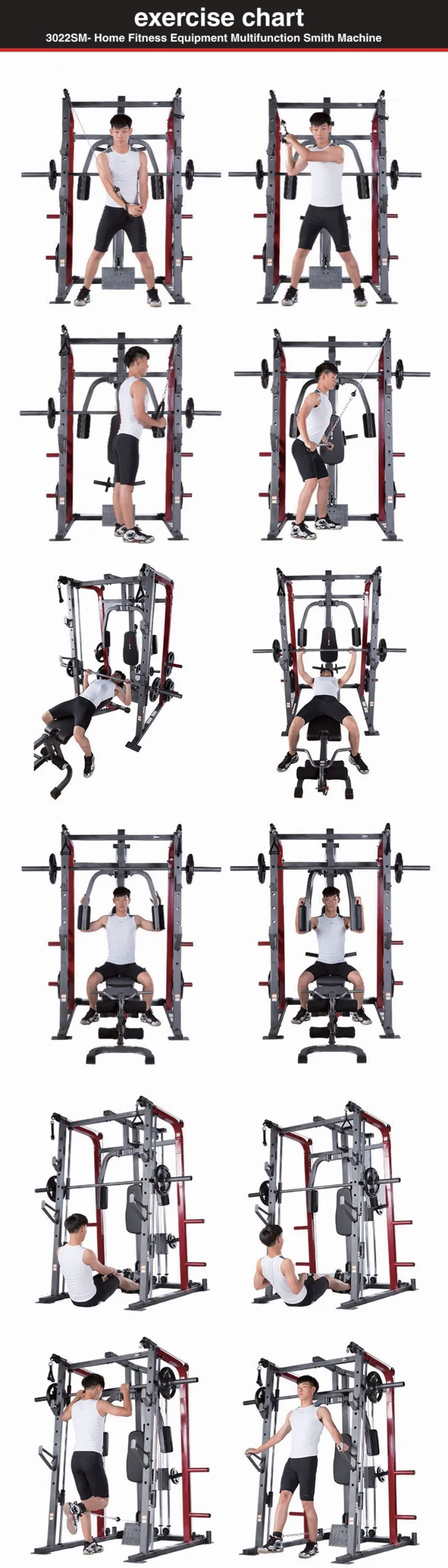 ultieme smith-machine van fitnessapparatuur