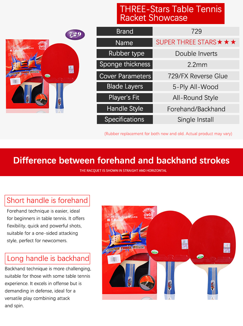 Table Tennis Paddle Sets 4